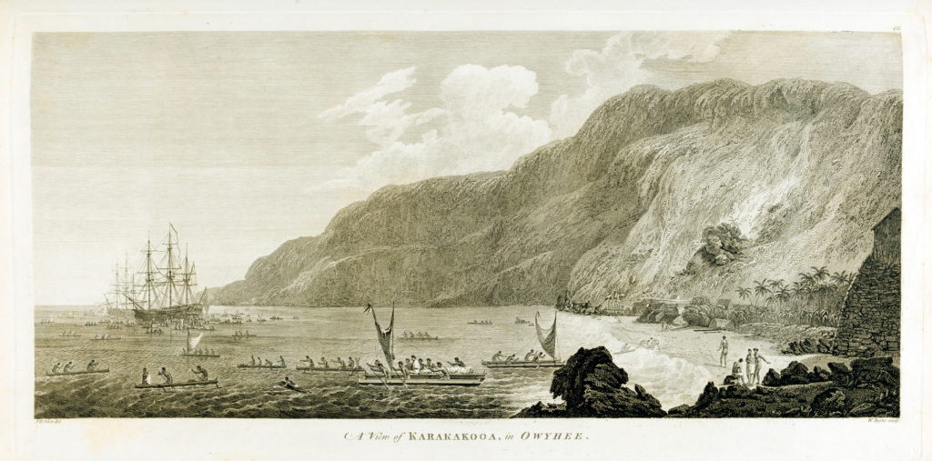 "A view of Karakakooa, in Owyhee'