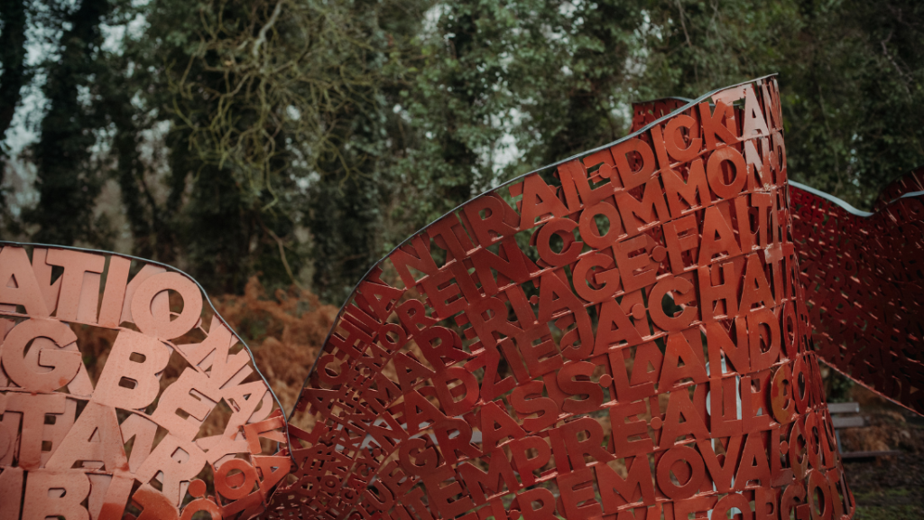 Murmurations Sculpture Close Up