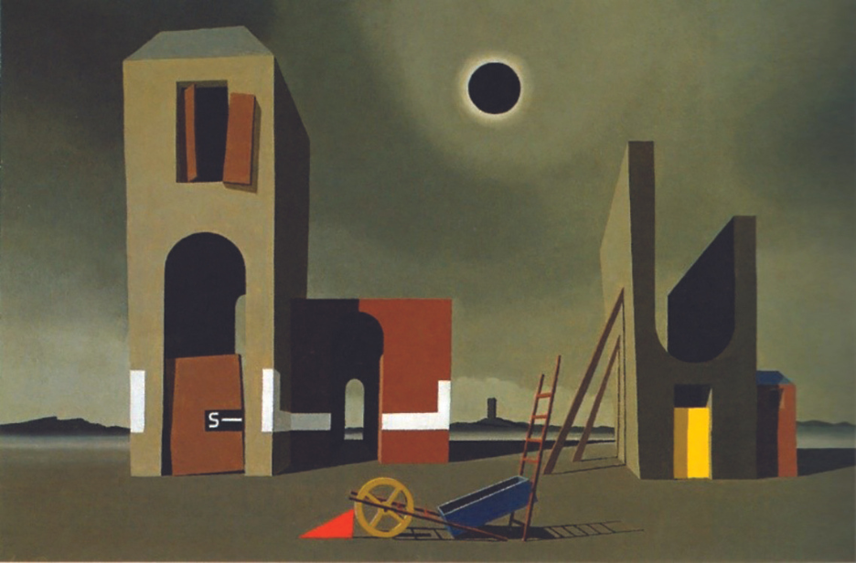 The Yellow Door, painting by Colin Middleton
