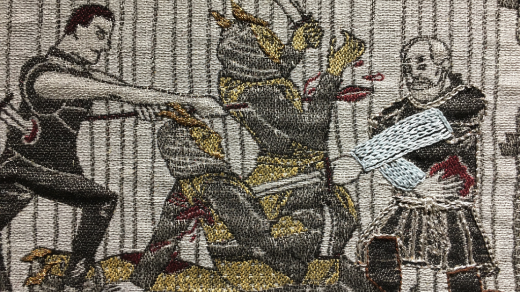 Close up of Game of Thrones Tapestry