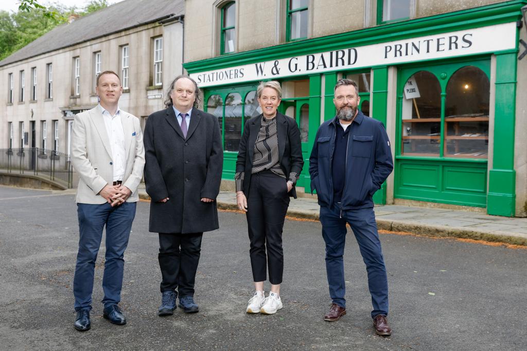 Donal McAnallen, Dr Frank Ferguson, Kathryn Thomson & William Blair 