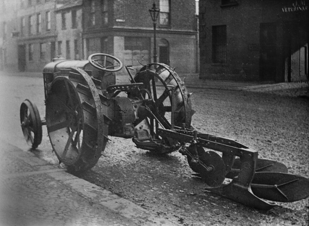 1917 Plough on a Tractor
