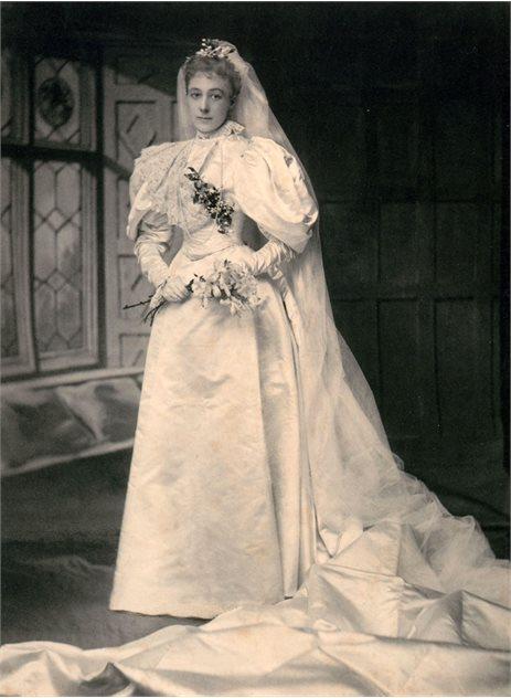 Elizabeth Balfour on her wedding day