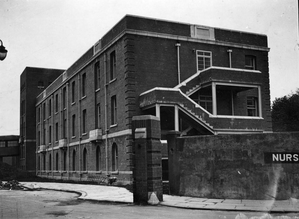 The Royal Victoria Hospital, Belfast showing The Clark Wing, attached to Musgrave Clinic, 1945